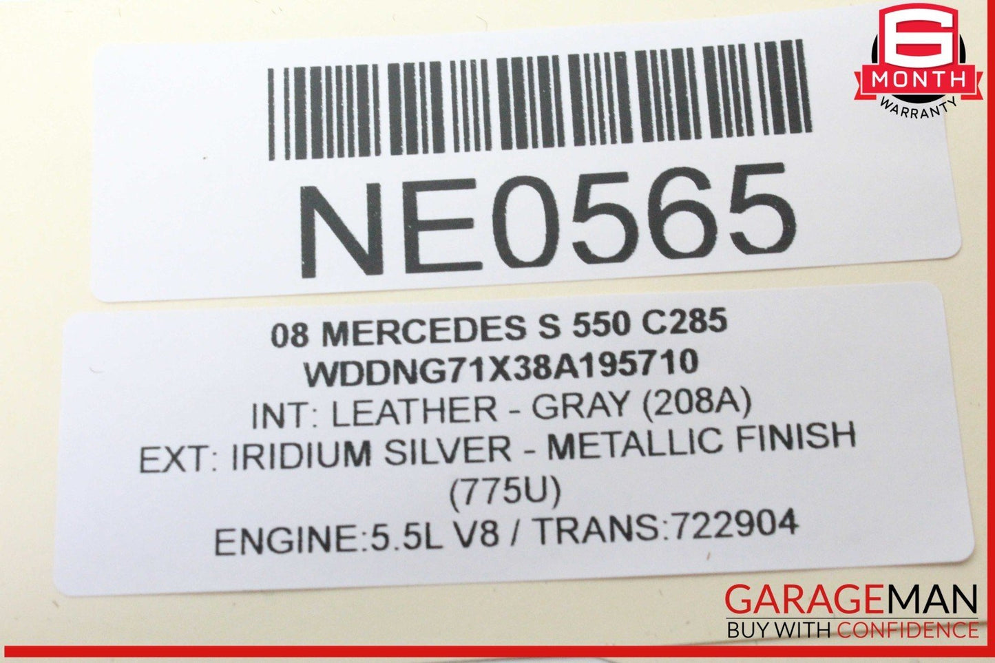 07-09 Mercedes W221 S550 CL550 Rear Trunk Relay Junction Fuse Box 2215406450 OEM