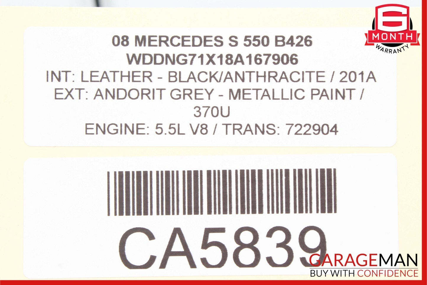 07-13 Mercedes W221 S450 S550 Rear Right Keyless Go Door Lock Latch Actuator