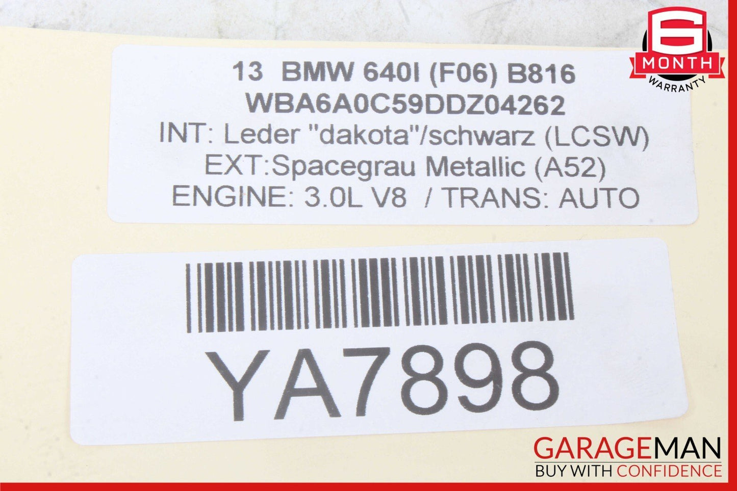 13-18 BMW 640i 650i M6 Hi-Fi Audio Amplifier Harman Becker 9275734 OEM