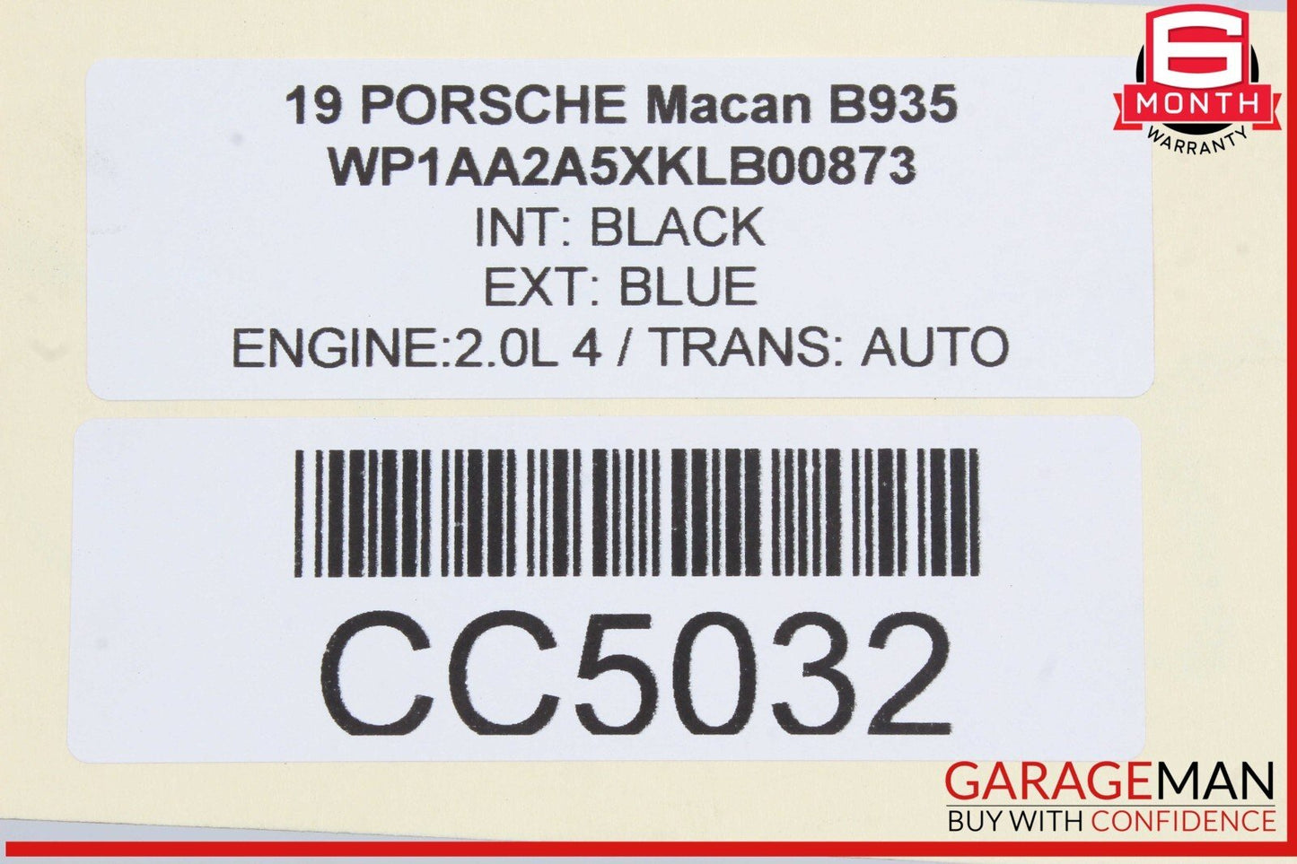 19-23 Porsche Macan 95B Fuel Gas Tank Assembly OEM