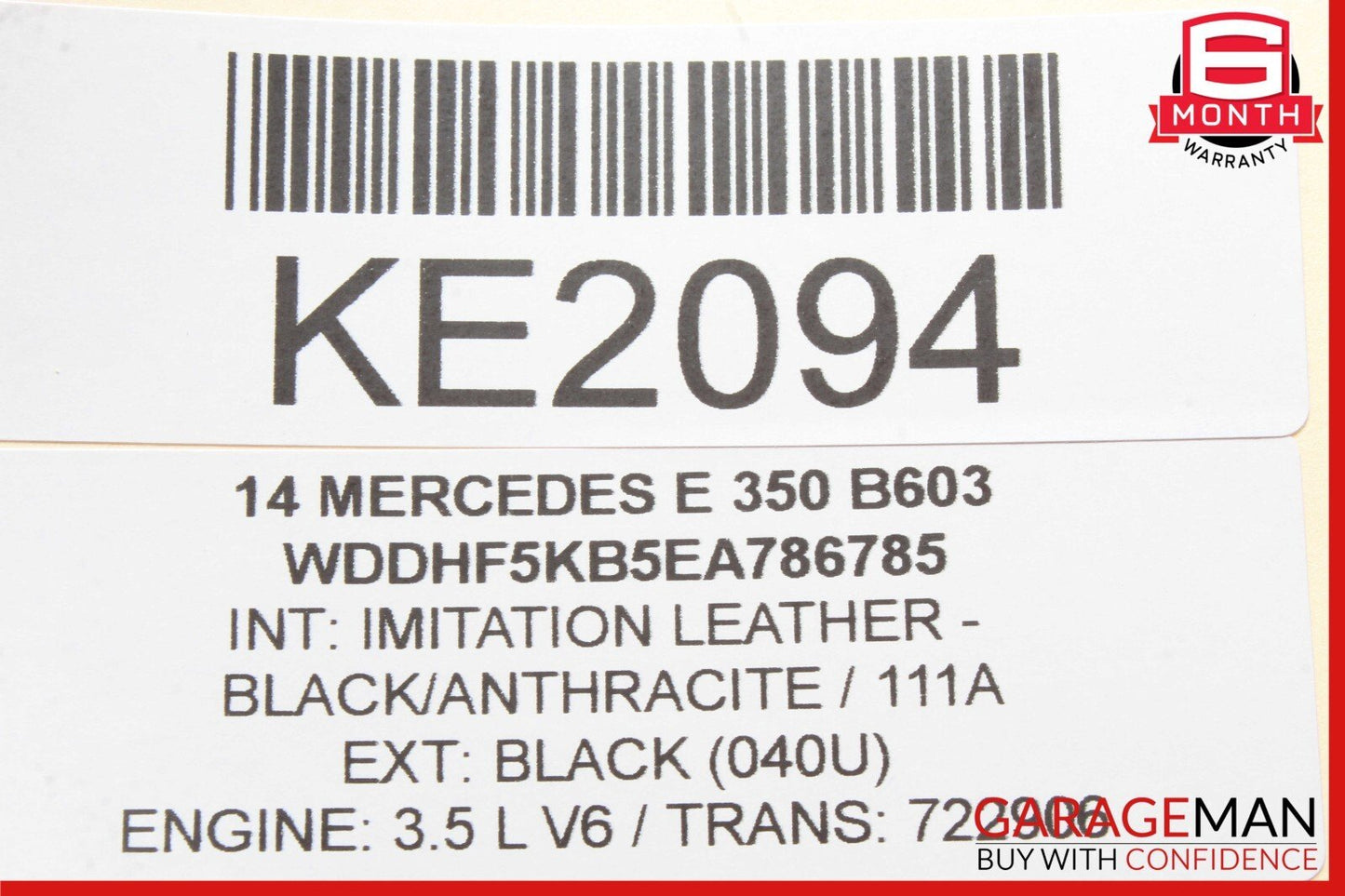 08-17 Mercedes W212 E350 Rear Right / Left Side Suspension Upper Control Arm OEM