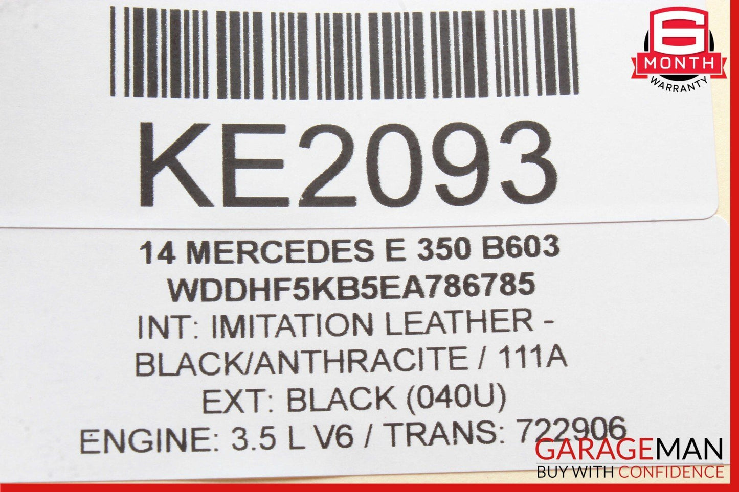 08-18 Mercedes W212 E350 C300 Rear Right or Left Side Lower Thrust Control Arm