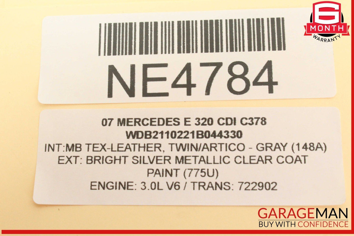 03-11 Mercedes W211 E320 CDI Trunk Fuse Relay Box Control Module 2115455301 OEM