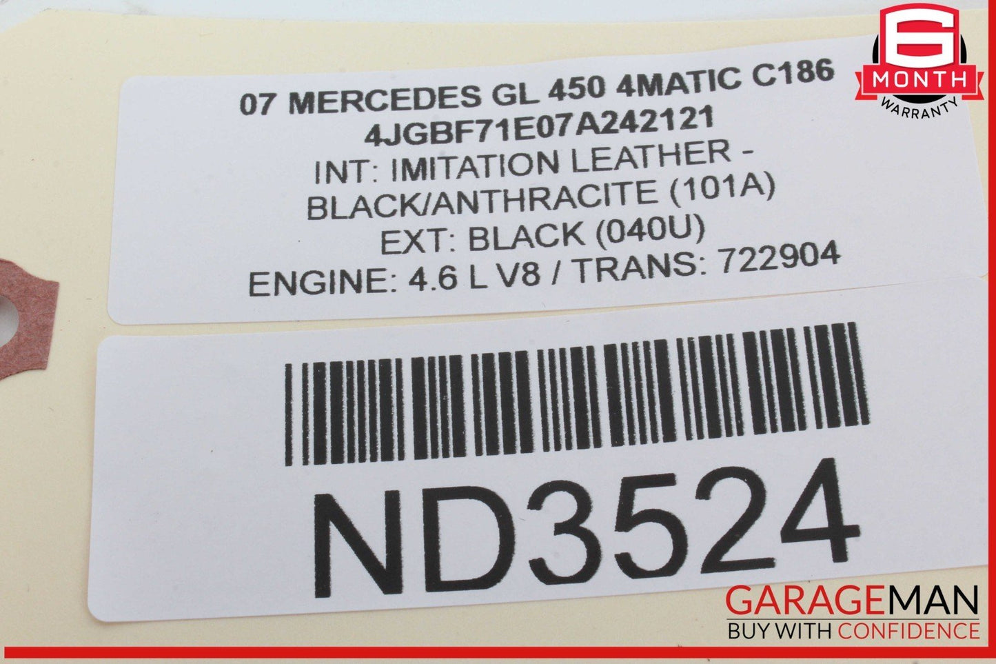 07 Mercedes-Benz X164 GL450 4MATIC Owner's Manual Book Set OEM