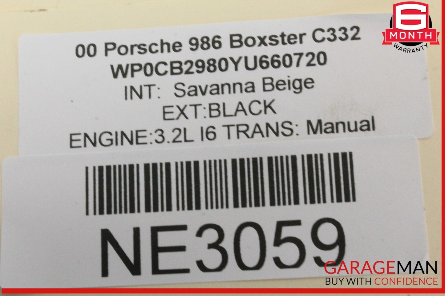 97-04 Porsche Boxster 986 Rear Suspension Wishbone Trailing Control Arm OEM