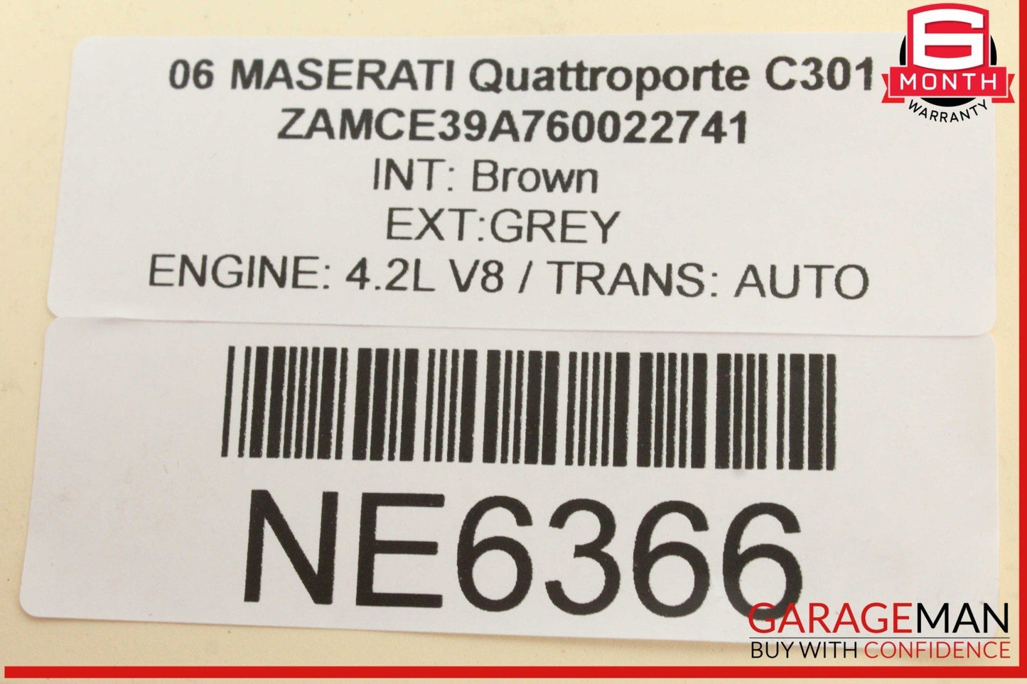 03-08 Maserati Quattroprote M139 Front Right Side Headlight Lamp Bi Xenon OEM