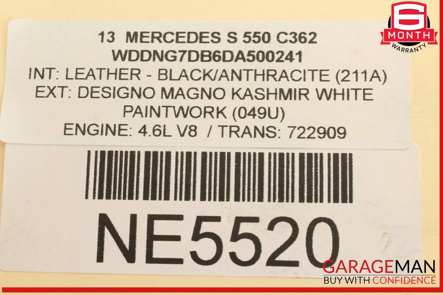 12-17 Mercedes W221 S550 Air Intake Cleaner Box Right 2780900201 OEM