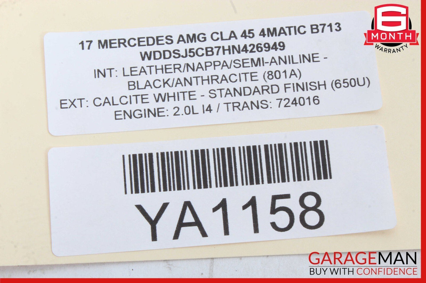 14-19 Mercedes W117 CLA45 AMG Speedometer Odometer Instrument Cluster Gauge OEM