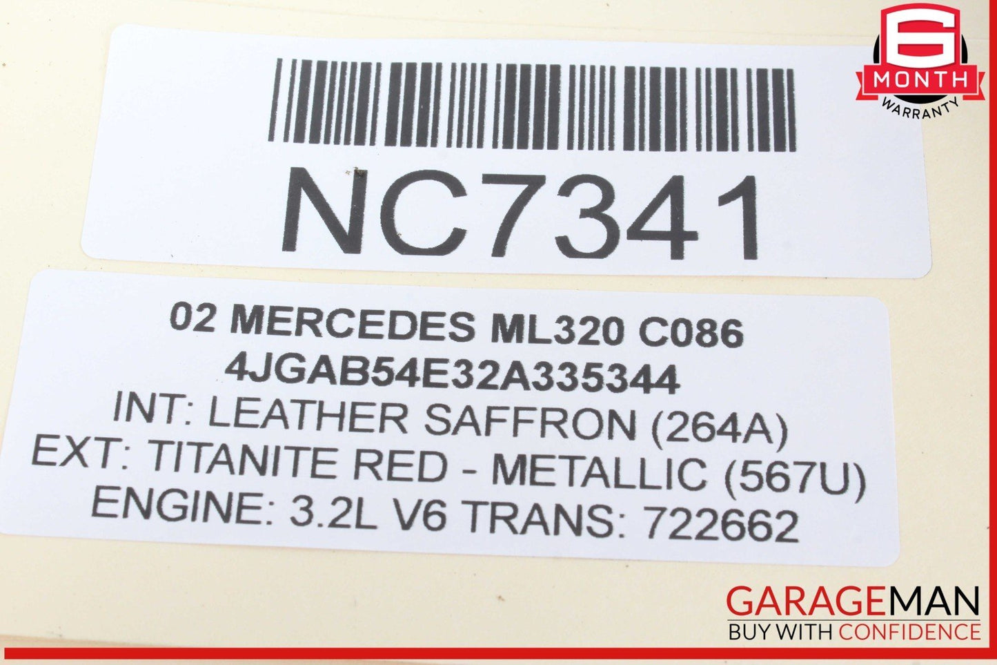 02-05 Mercedes W163 ML320 ML500 Front Right & Left Bose Sound Speaker Set OEM