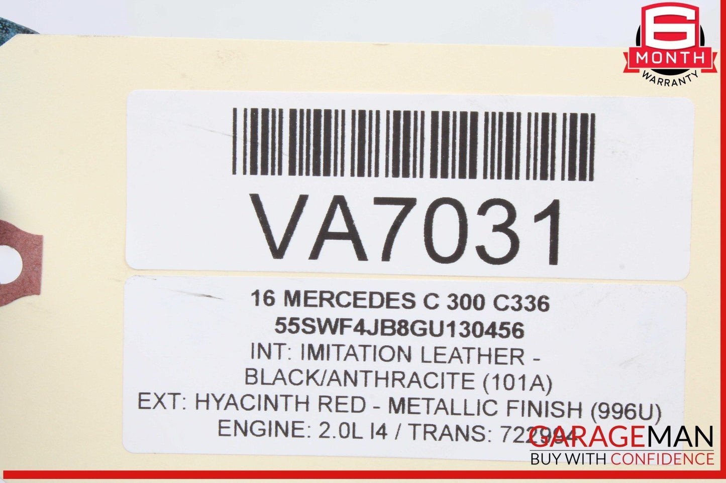 15-20 Mercedes W205 C300 Rear Left Driver Side Axle CV Half Shaft OEM