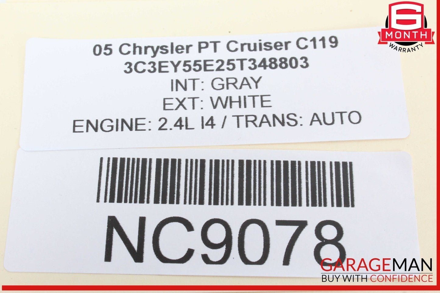 01-05 Chrysler PT Cruiser Front Left Driver Side Steering Wheel 0XK571DVAA OEM