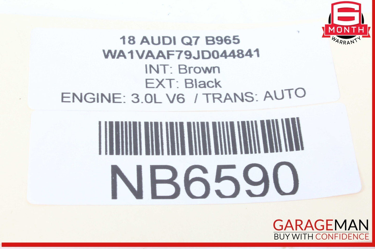 17-19 Audi Q7 Engine Left Cylinder Head Valve Cover 06E103471S OEM
