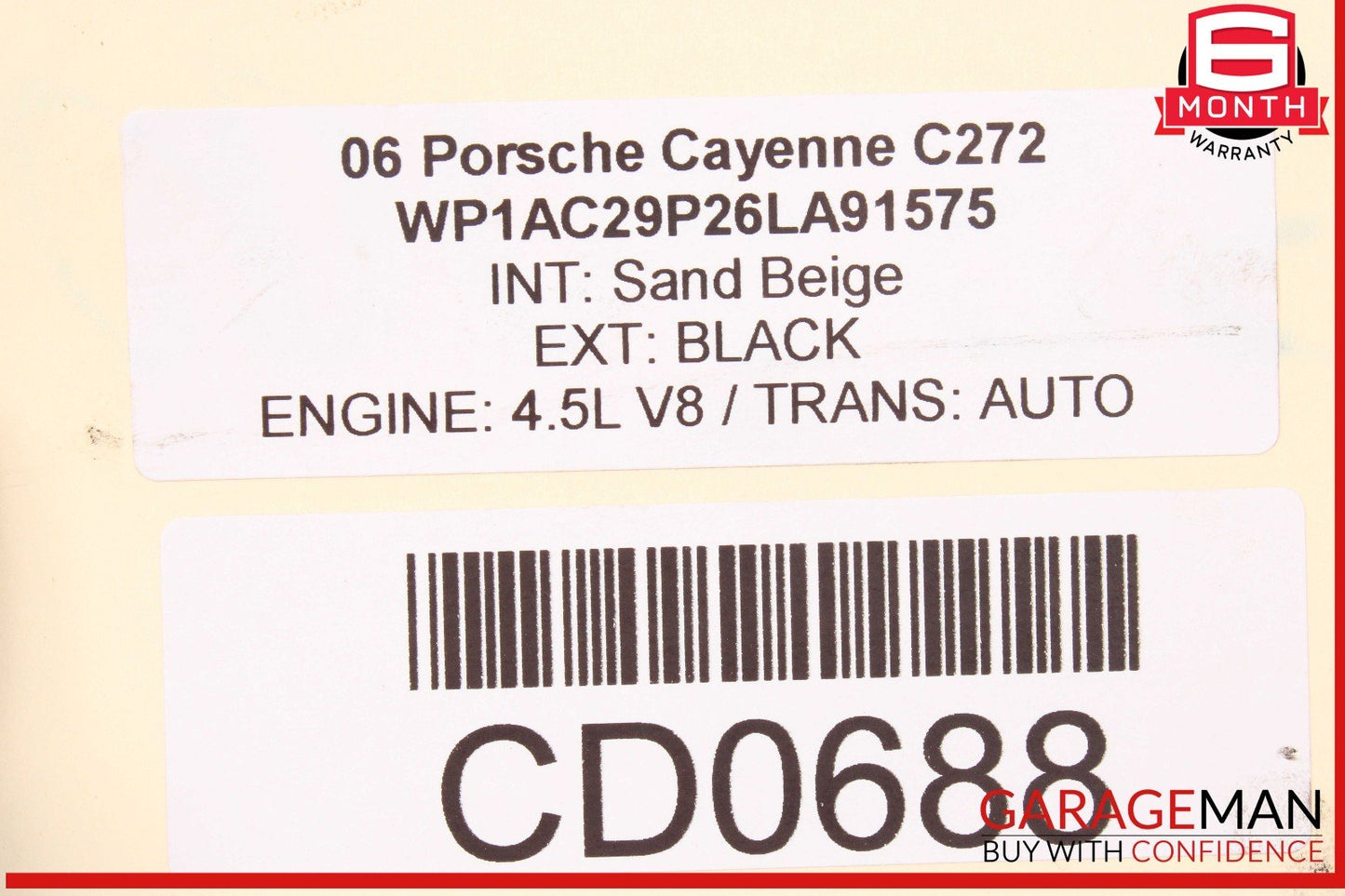 03-06 Porsche Cayenne 955 4.5 V8 Auto Trans Automatic Transmission Assembly OEM