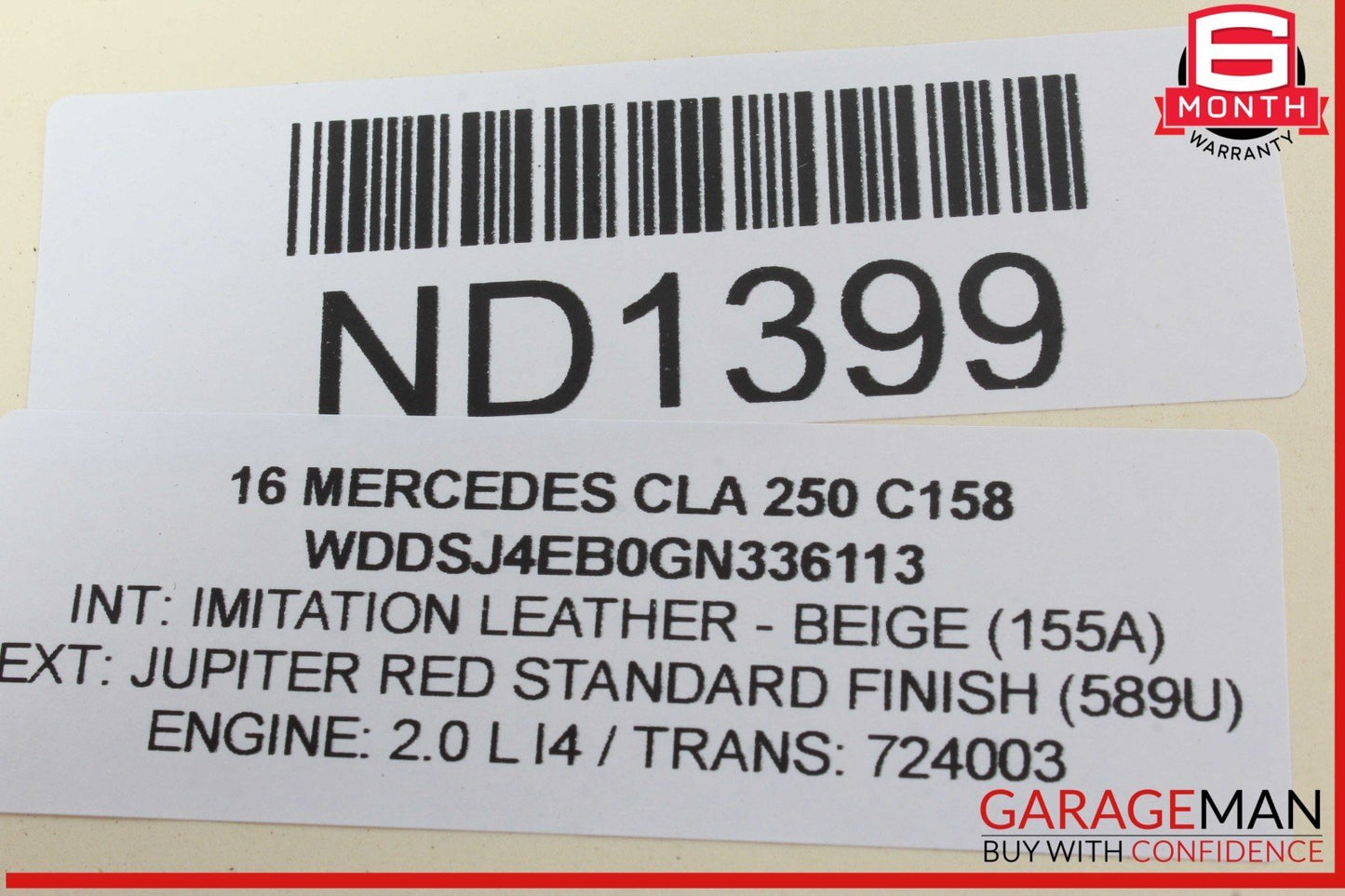 14-20 Mercedes W117 CLA250 GLA250 Front Right Interior Relay Fuse Box Assembly