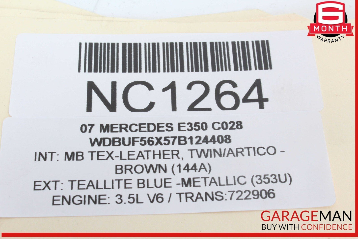 07-09 Mercedes W211 E350 Front Left & Right Door Audio Sound Speakers Set of 2