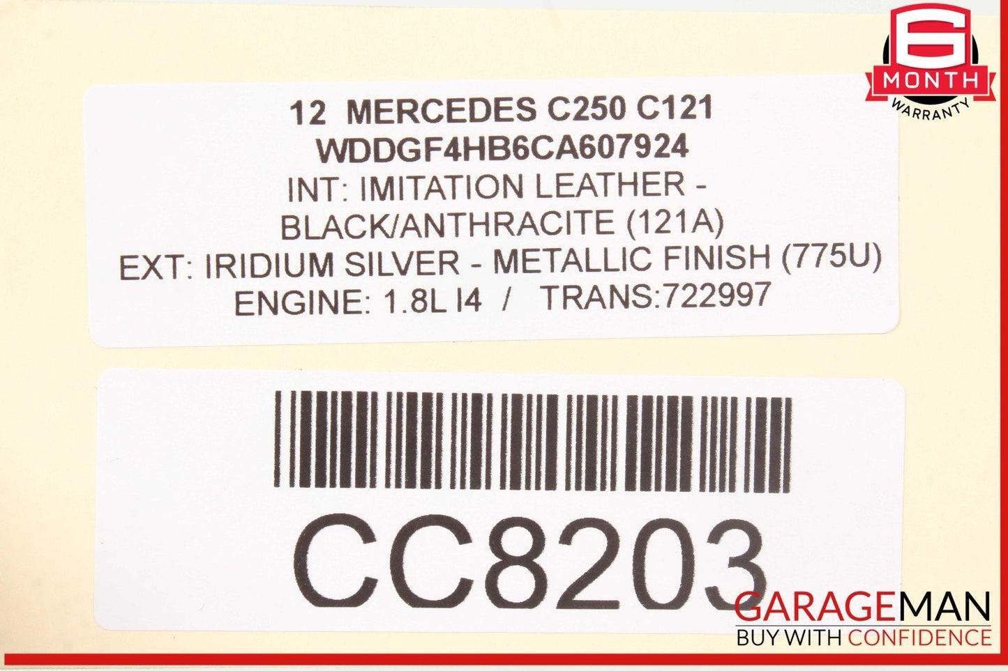12-15 Mercedes W204 C250 Engine Motor Cooling Radiator A/C AC Condenser Assembly