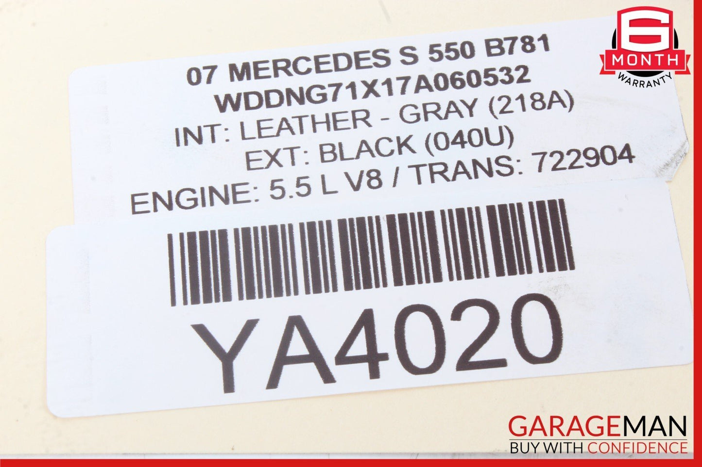 07-13 Mercedes W221 S550 CL550 Rear Trunk Fuse Box Relay Block 2215403050 OEM