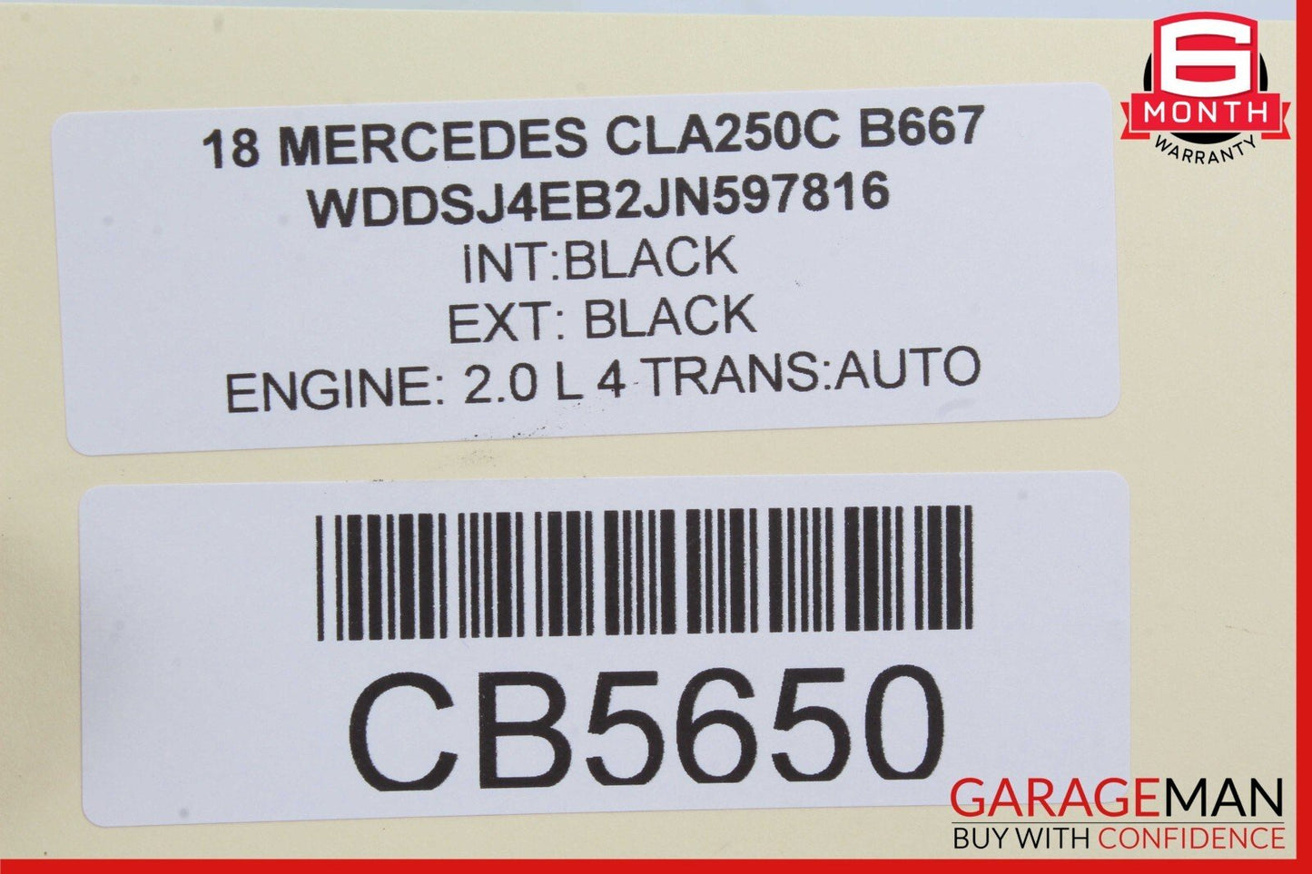 14-18 Mercedes W117 CLA180 CLA45 AMG Rear Right Side Door Lock Latch Actuator
