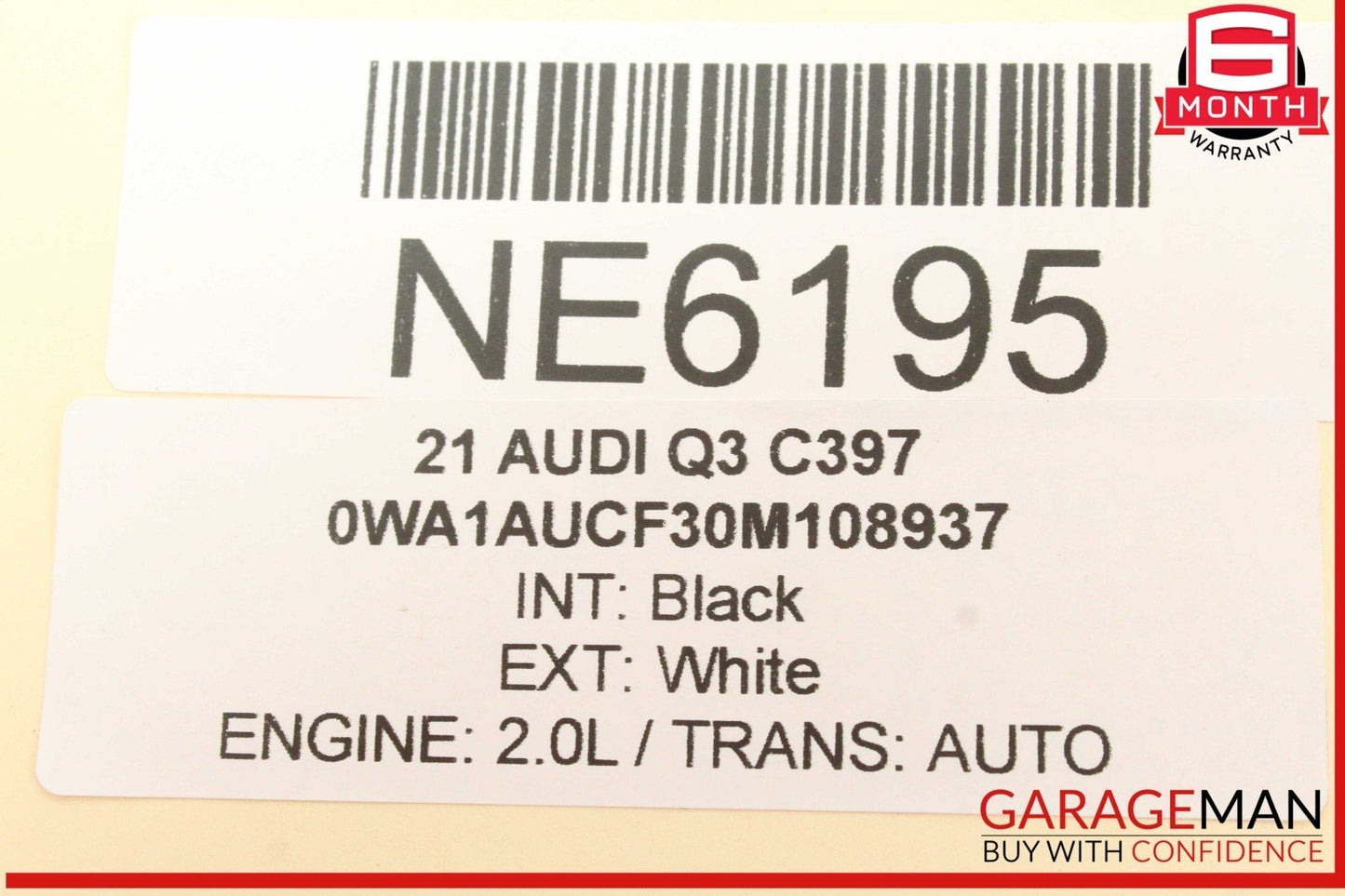 19-24 Audi Q3 Front Upper Overhead Center Console Dome Light Lamp Switch OEM