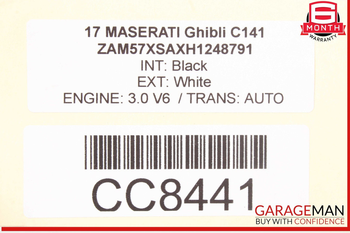 14-22 Maserati Ghibli 3.0L Gas Fuel Tank Reservoir Assembly OEM