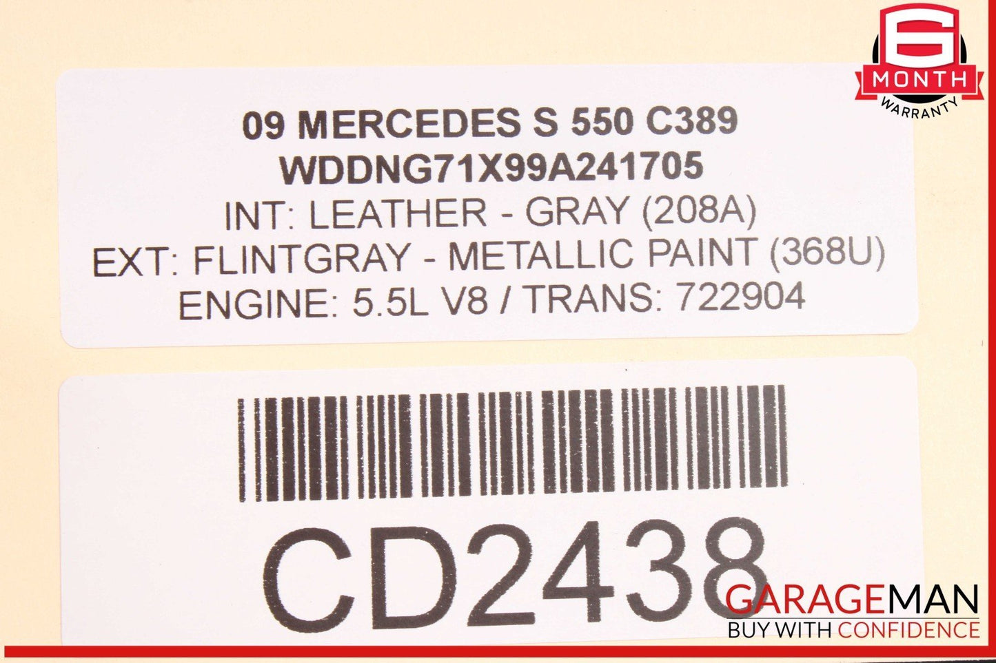 07-13 Mercedes W221 S550 S400 Front Hood Bonnet Cover Panel Assembly OEM