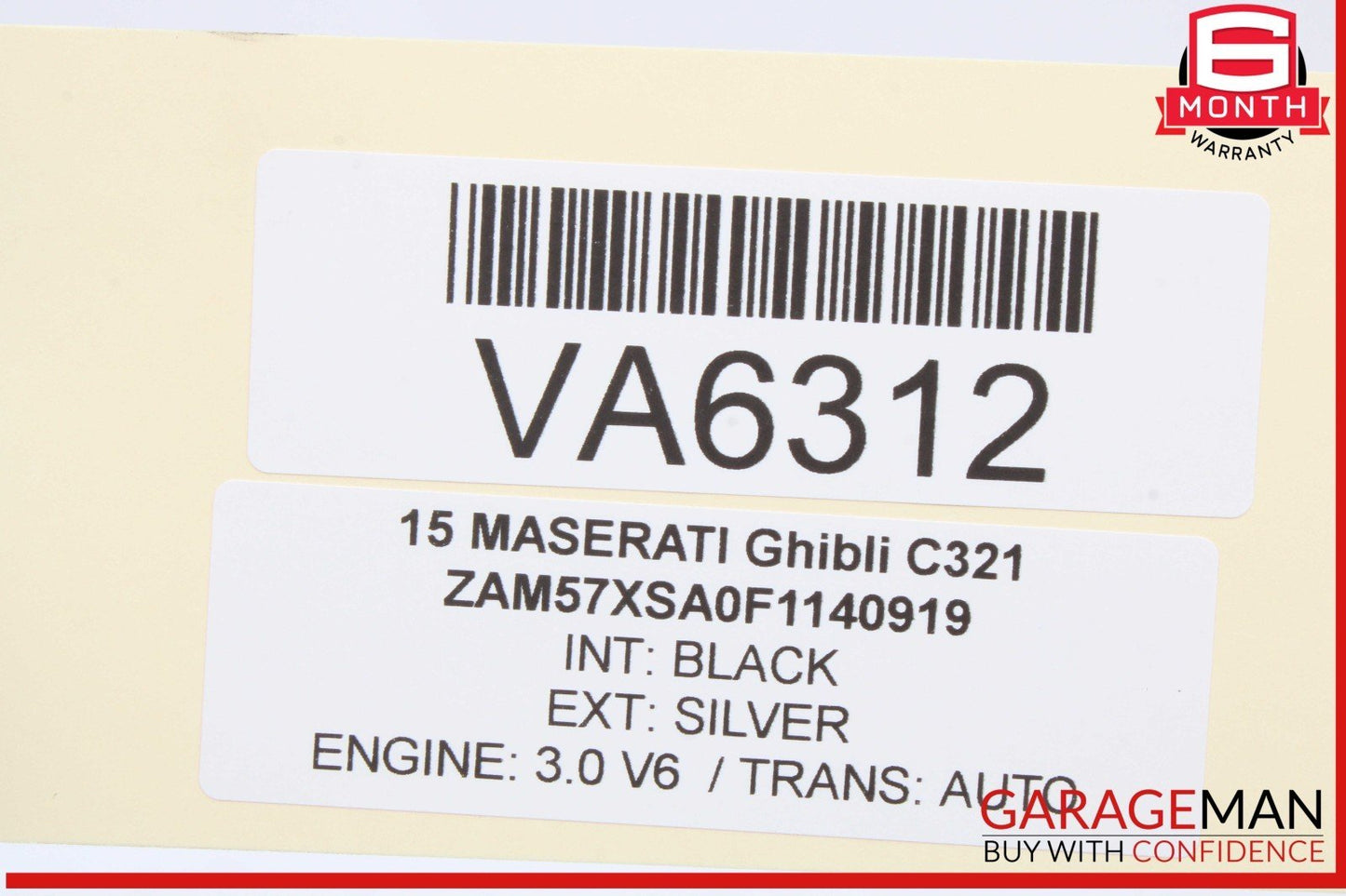 14-21 Maserati Ghibli M157 Rear Left Driver Side Exterior Door Handle OEM