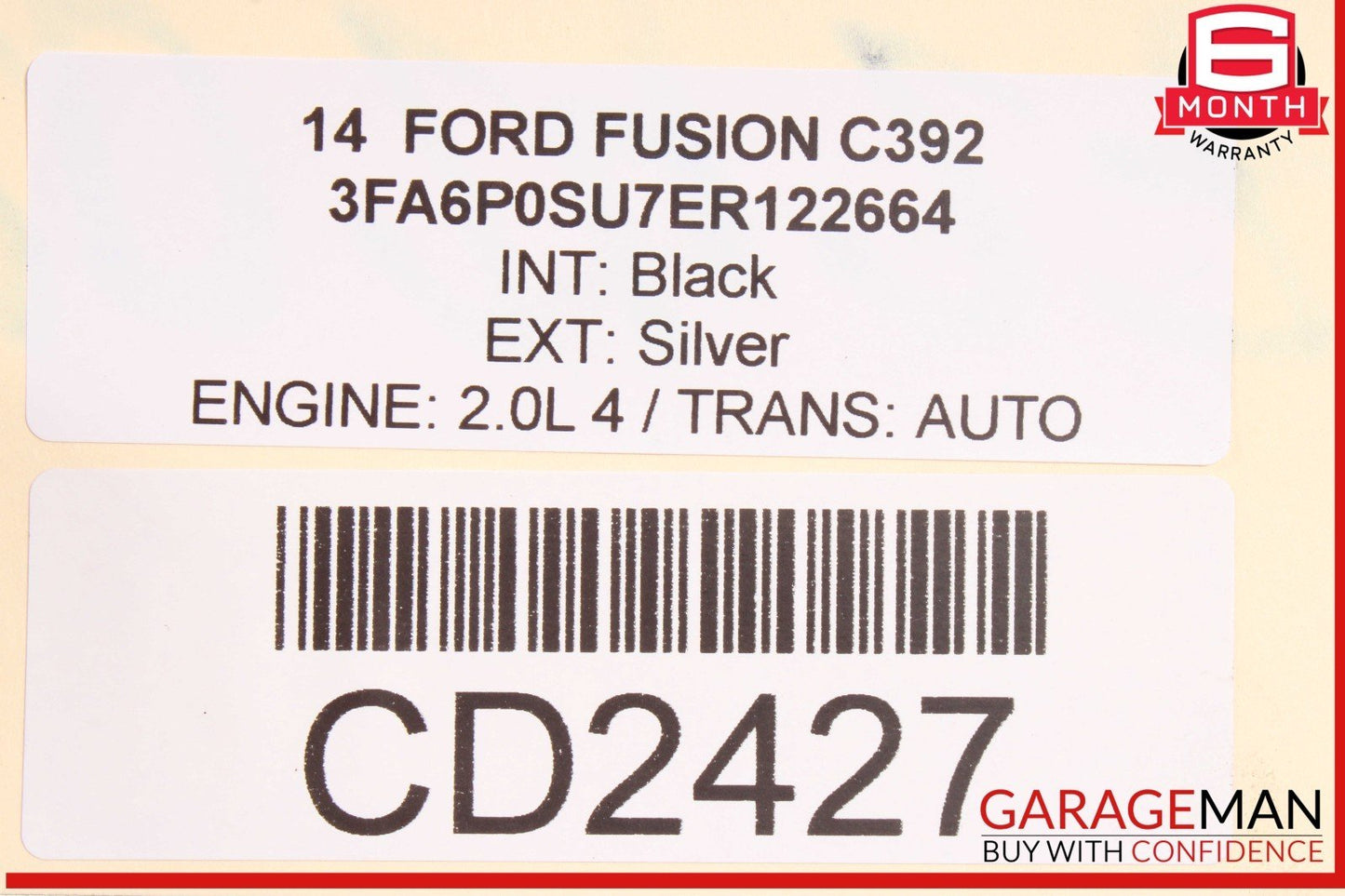 13-20 Ford Fusion FWD Rear Subframe Sub K Frame Cradle Crossmember OEM