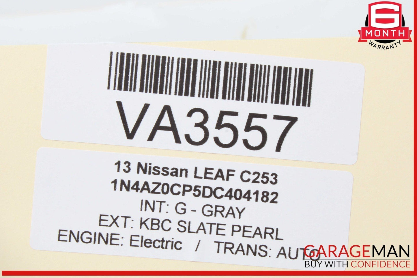 13-24 Nissan Leaf Front Right Passenger Side Window Regulator w/ Motor OEM