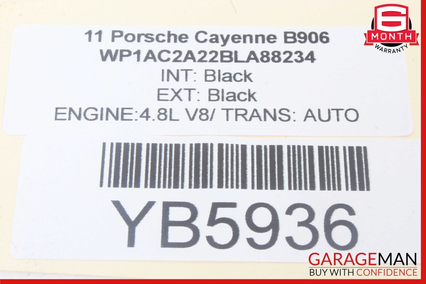 11-18 Porsche Cayenne 958 S Front Overhead Dome Light Lamp OEM