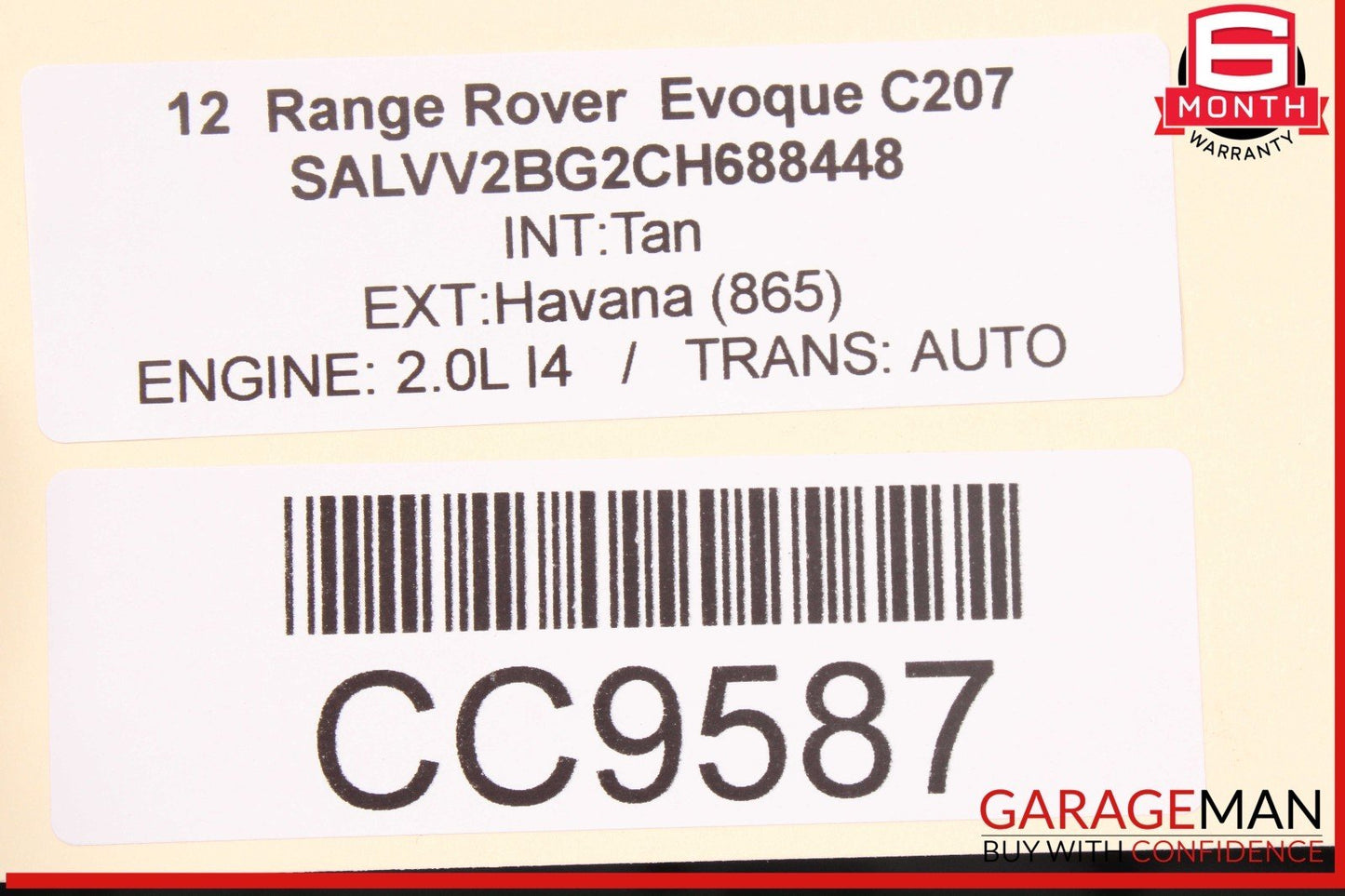 12-19 Range Rover Evoque L538 Hood Bonnet Cover Panel Assembly OEM