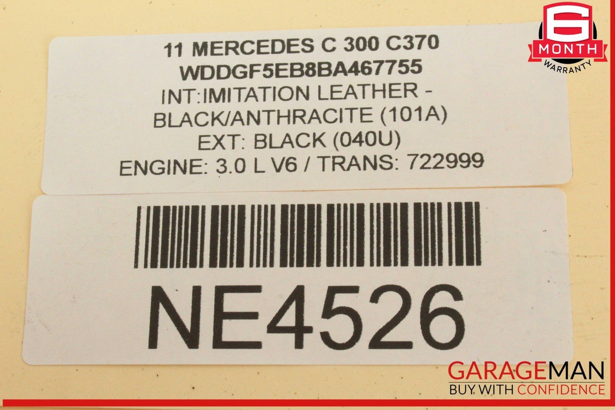 08-17 Mercedes W204 C300 C250 E550 Trunk Lid Latch Lock Actuator 2047500185 OEM