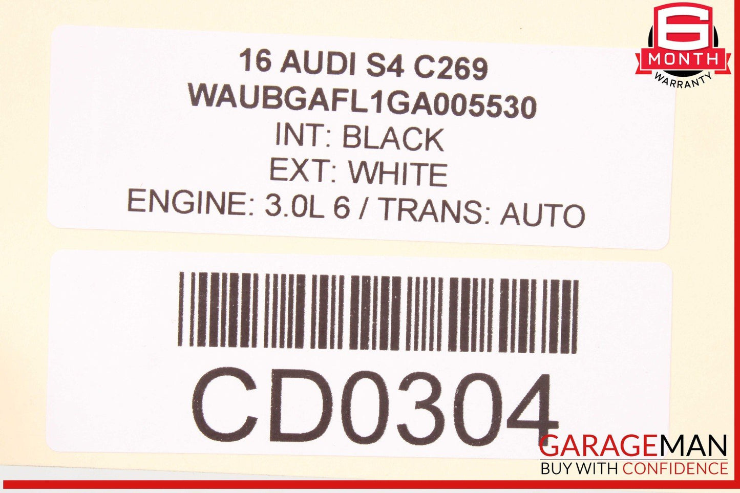 2013-2016 Audi S4 Left Front Door Trim Panel 8K1867105