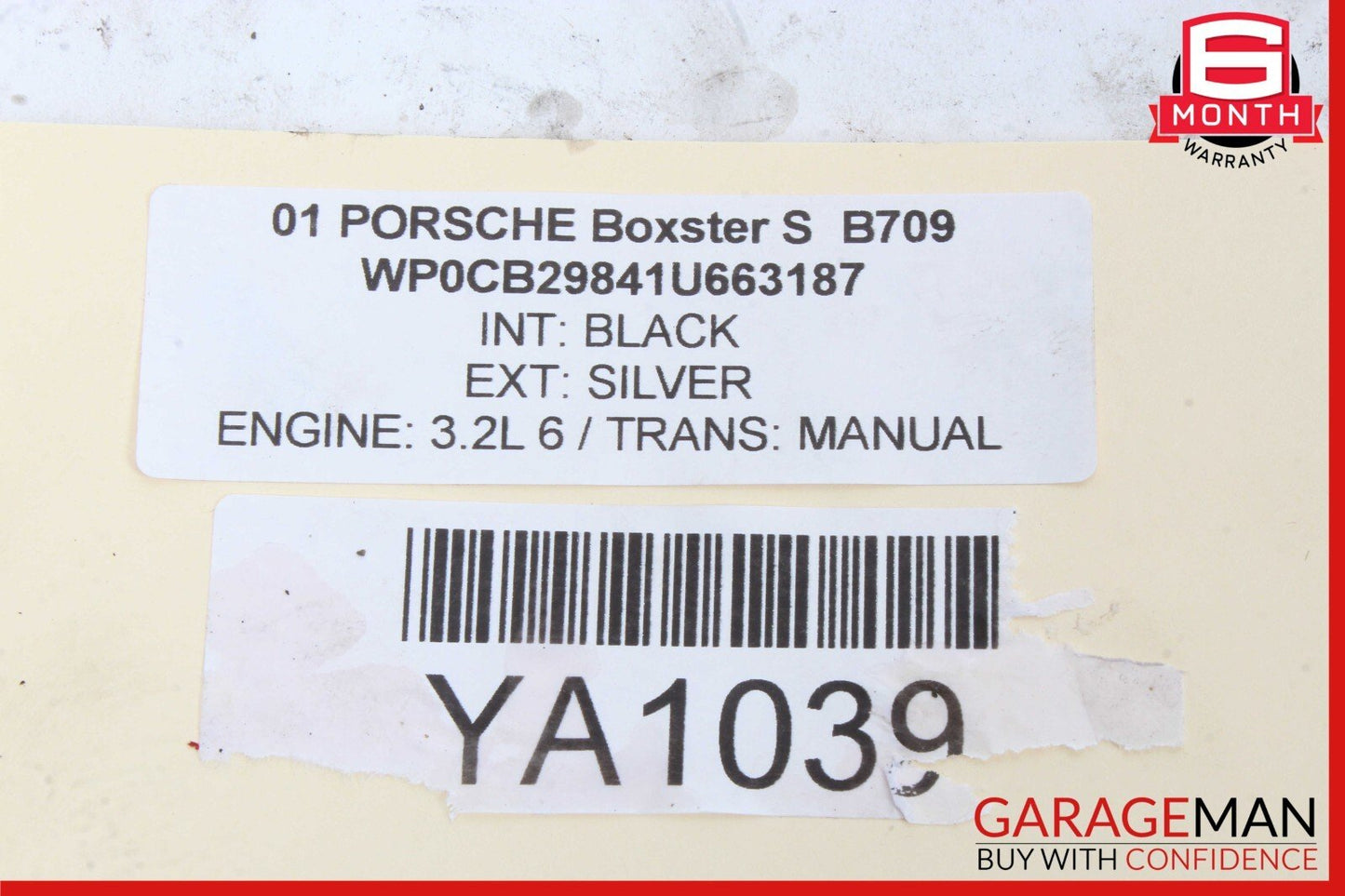 97-04 Porsche Boxster 986 S Right Side Engine Radiator AC A/C Condenser Fan Assy