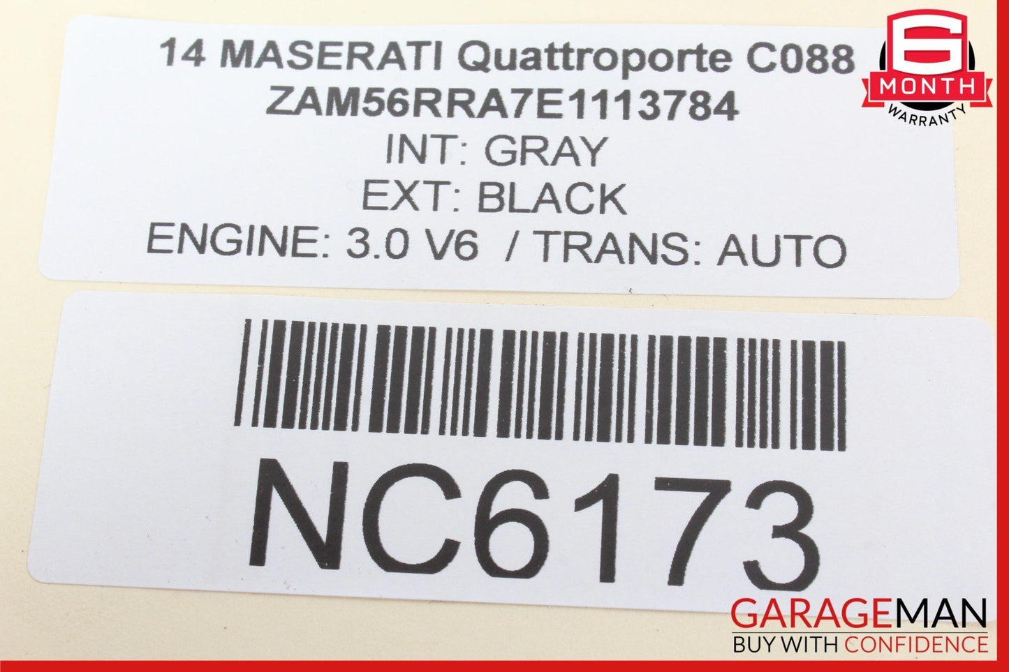 14-17 Maserati Quattroporte Front or Rear Side Door Audio Sound Speaker Set OEM