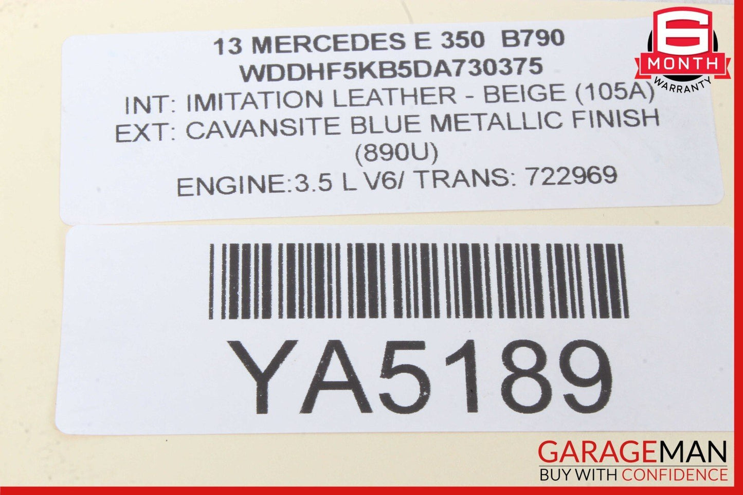 08-18 Mercedes W212 E350 CLS400 C350 Front Brake Calipers Left & Right Set OEM