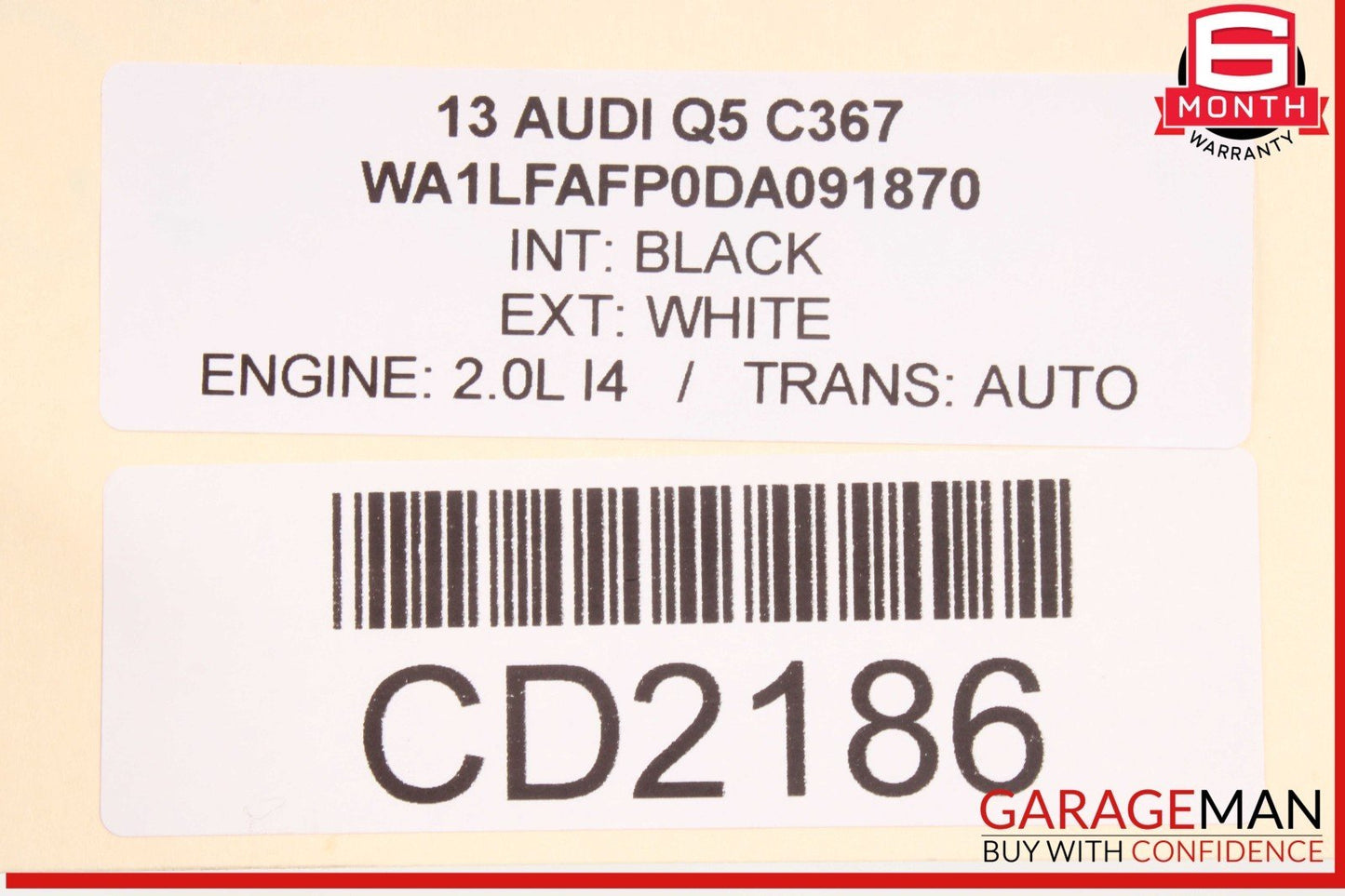 09-17 Audi Q5 SQ5 A/C Air Conditioning Condenser 8T0260401C OEM