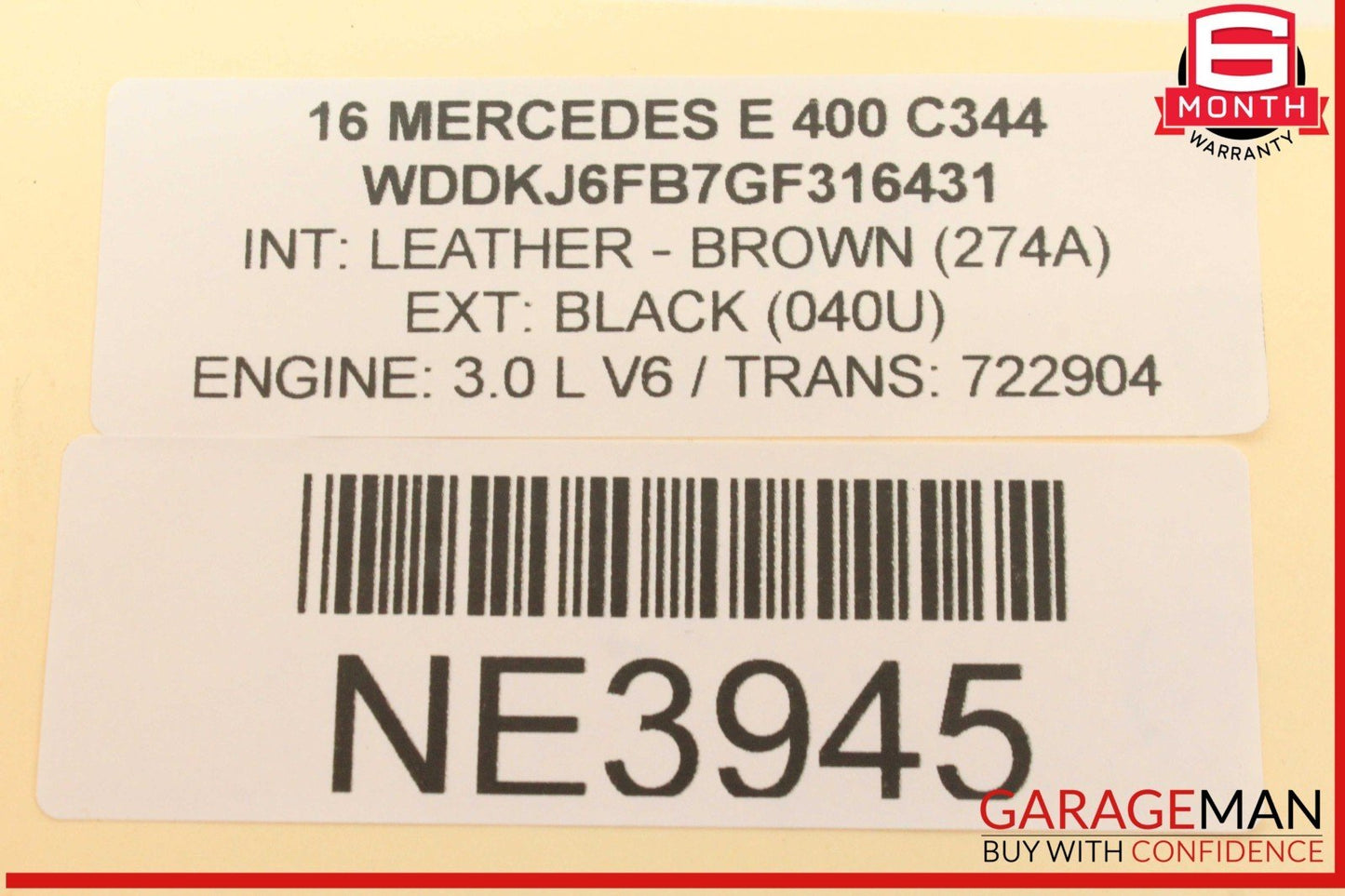 10-17 Mercedes W207 E400 E350 Rear Trunk 3rd Third Brake Stop Light Lamp OEM