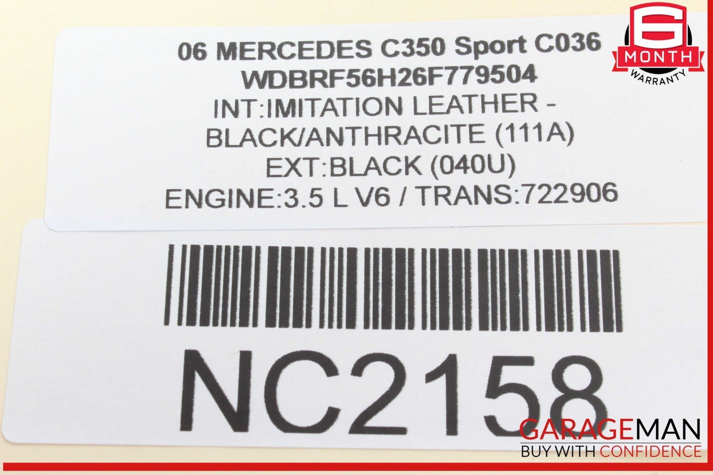 01-09 Mercedes W203 C350 Sport Door Sound Audio Speakers 2038205102 OEM