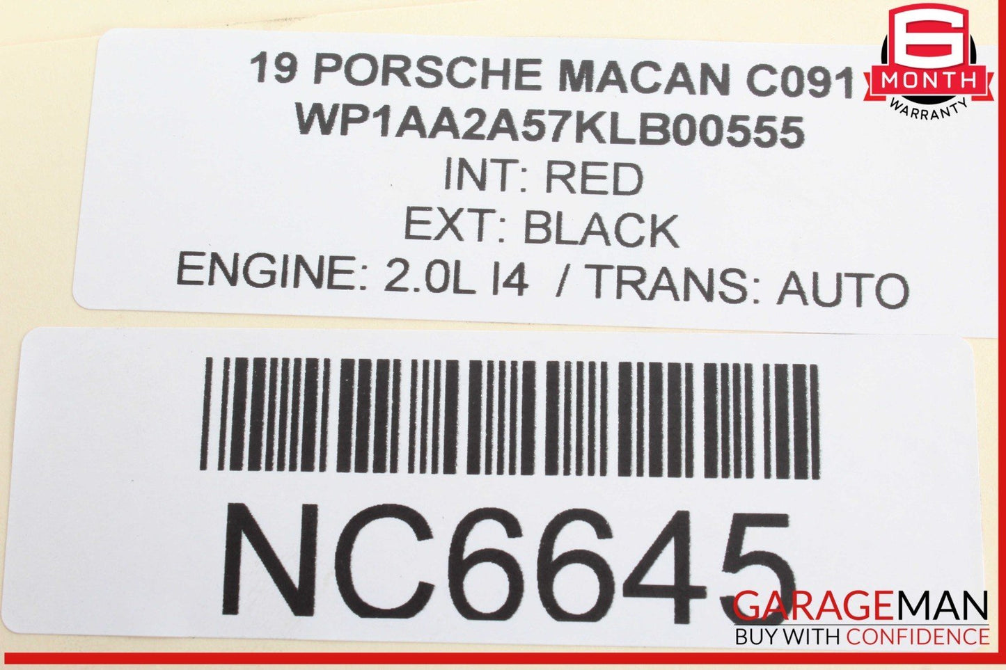 15-24 Porsche Macan Rear Right Passenger Side Lower Control Arm OEM