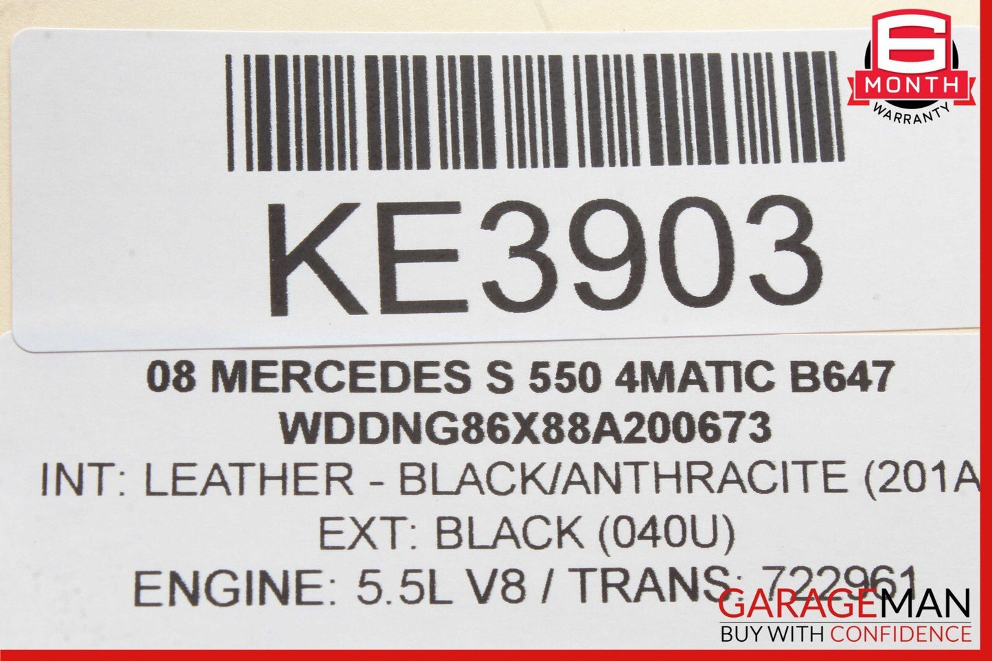 07-14 Mercedes W221 S550 CL600 Rear Center Console AC A/C Air Heater Trim Vent