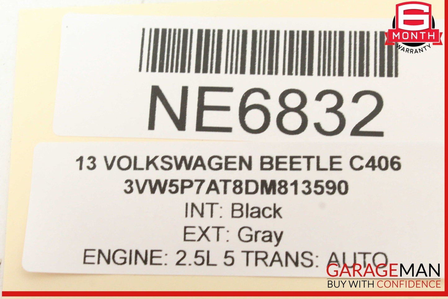 13-17 Volkswagen Beetle Speedometer Instrument Cluster Gauge 5C5920950F OEM
