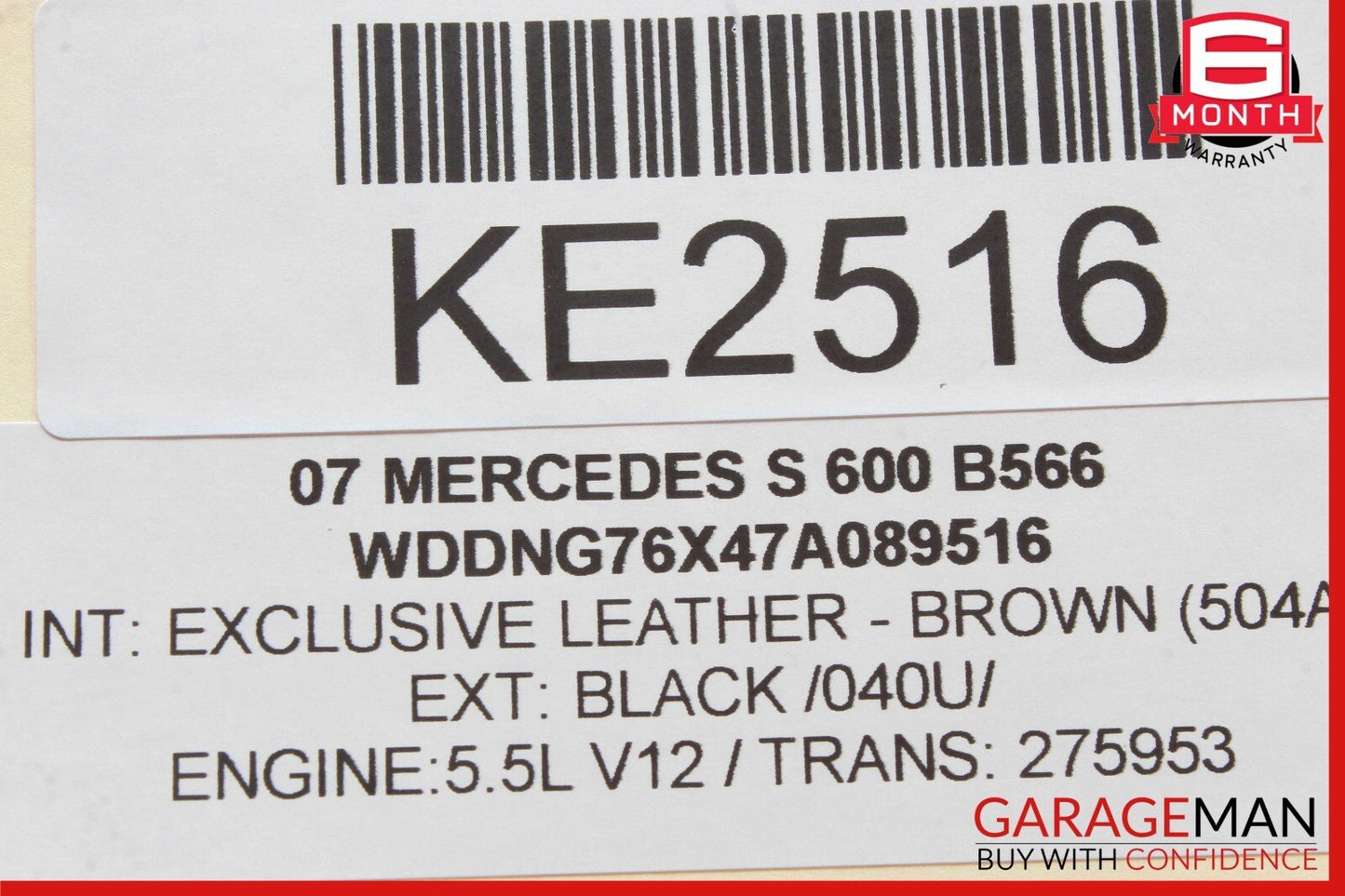 07-13 Mercedes W221 S600 S550 Front Right Side Bumper Reinforcement Bracket OEM