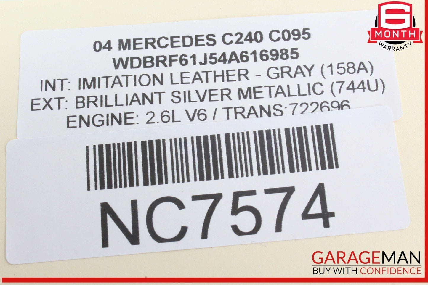 01-07 Mercedes W203 C240 C230 Front Right & Left Side Door Audio Speaker OEM