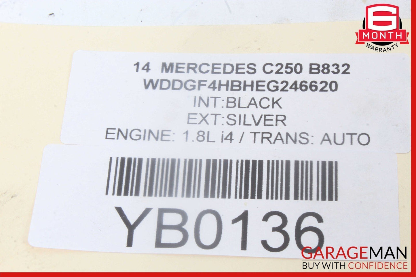 12-15 Mercedes W204 C250 SLK250 1.8L Engine Motor Camshaft Cam Housing Lower OEM