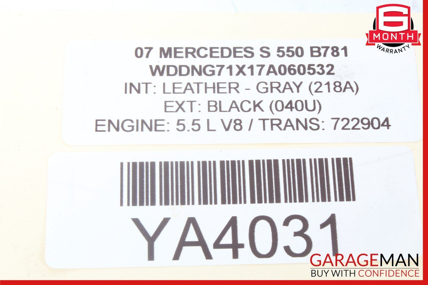 07-09 Mercedes W221 S550 S63 AMG Head Unit Command Comand CD Navigation OEM