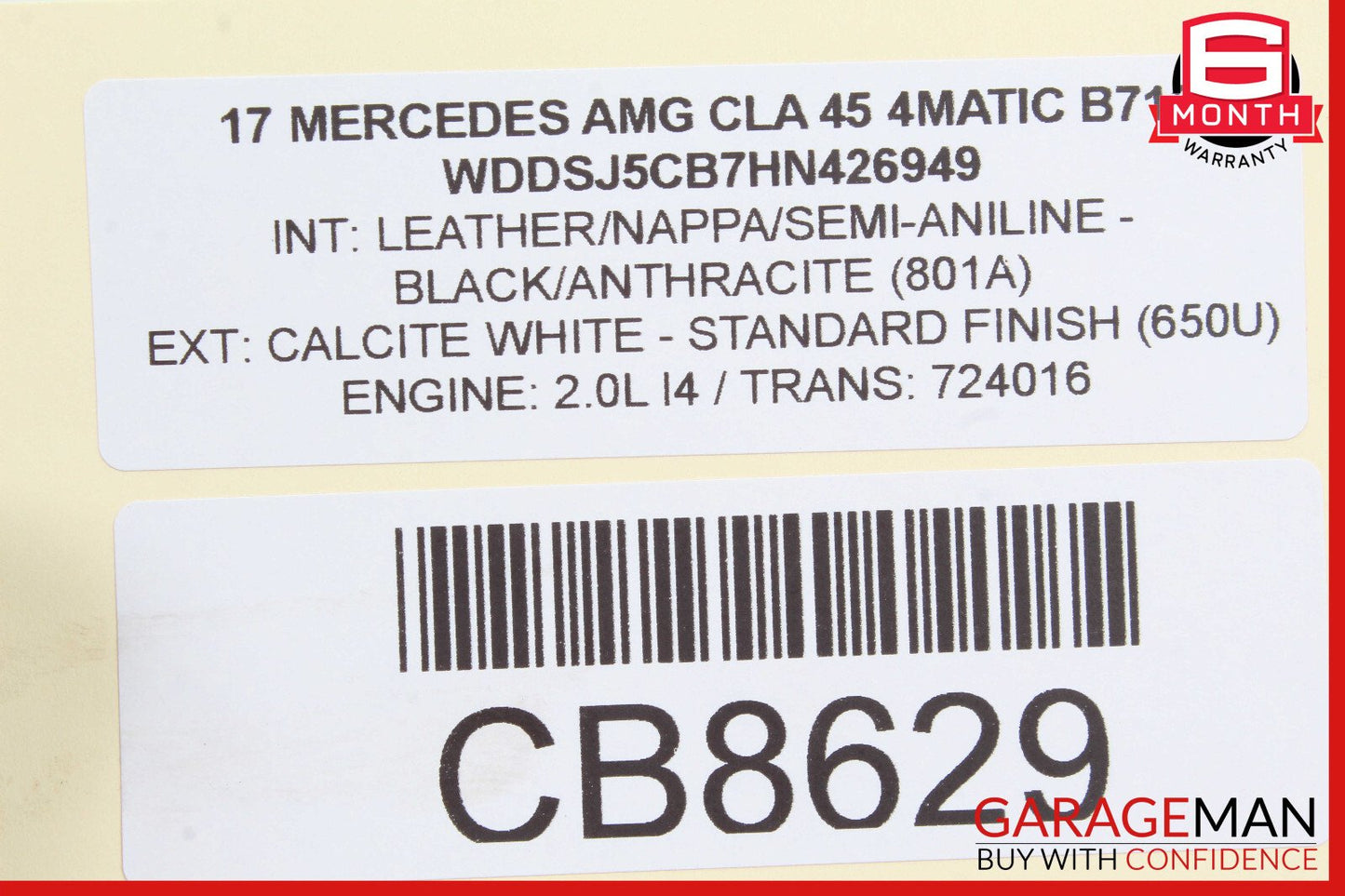 14-19 Mercedes W117 CLA45 4Matic Rear Right Wheel Carrier Spindle Knuckle Hub