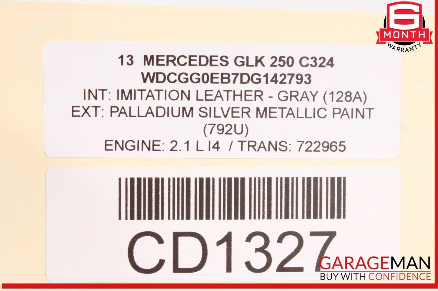 08-17 Mercedes X204 GLK250 C350 E400 Engine Motor Water Cooling Radiator OEM