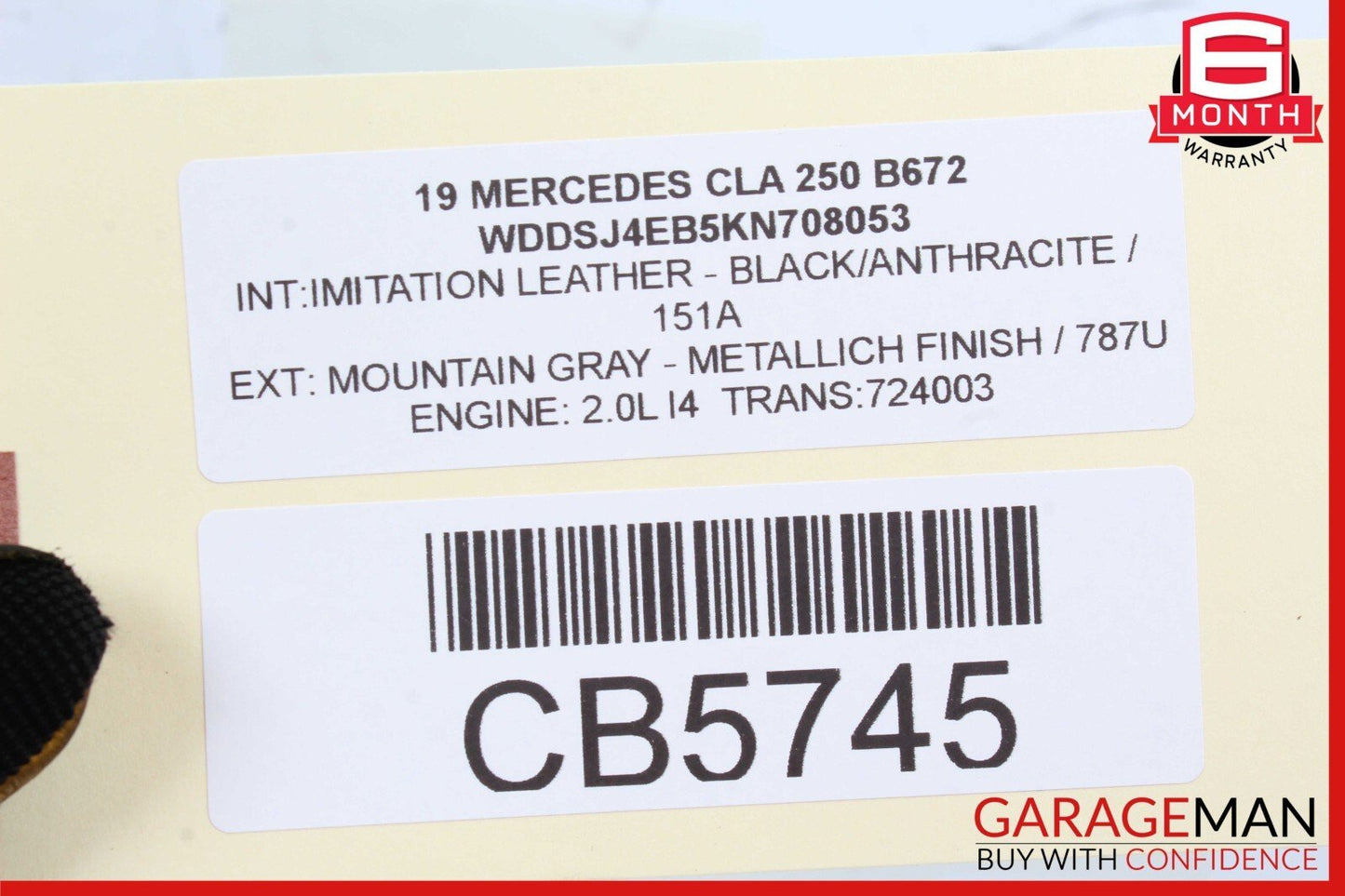 14-20 Mercedes W117 CLA250 Front Left Driver Side Door Lock Latch Actuator OEM