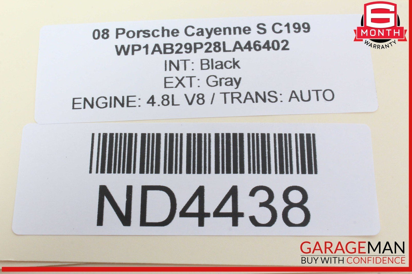 08-10 Porsche Cayenne S 957 Speedometer Instrument Cluster 7L5920975C OEM