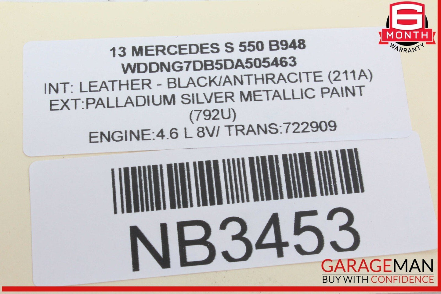 10-13 Mercedes W221 S550 S400 Rear Left or Right Door Loud Speaker OEM
